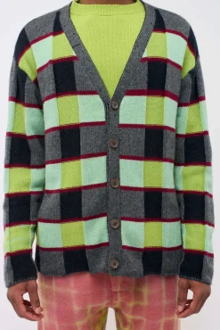 Women The Elder Statesman Promotion Plaid Cardigan