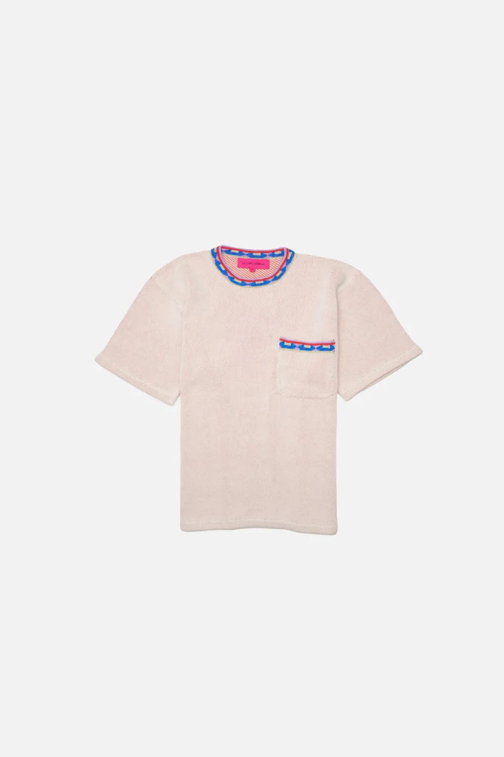 The Elder Statesman Rainbow Pocket Top