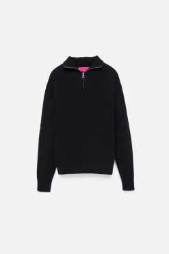 The Elder Statesman Relaxed Half Zip