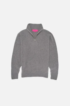The Elder Statesman Relaxed Half Zip