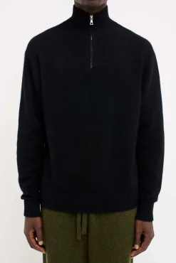 The Elder Statesman Relaxed Half Zip