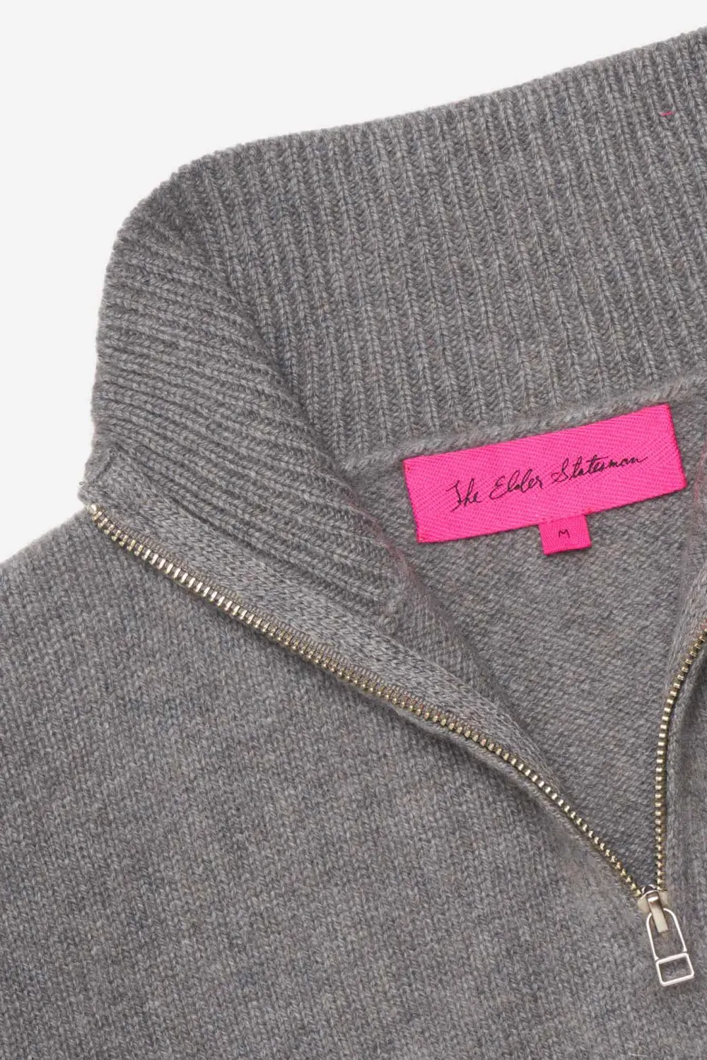 The Elder Statesman Relaxed Half Zip