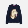 The Elder Statesman Retriever Raglan Crew