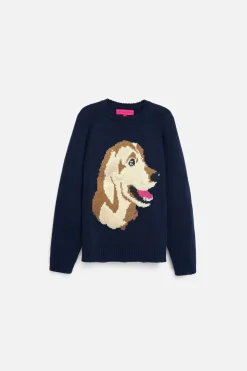 The Elder Statesman Retriever Raglan Crew