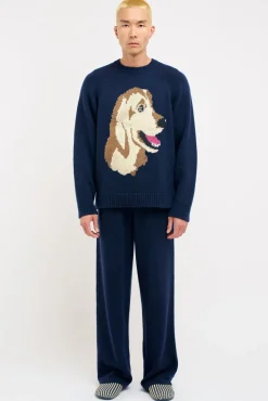 The Elder Statesman Retriever Raglan Crew