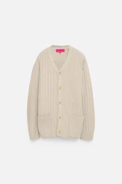 The Elder Statesman Ribbed Cigar Cardigan