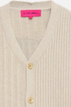 The Elder Statesman Ribbed Cigar Cardigan