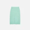 Women The Elder Statesman Ribbed Pencil Skirt
