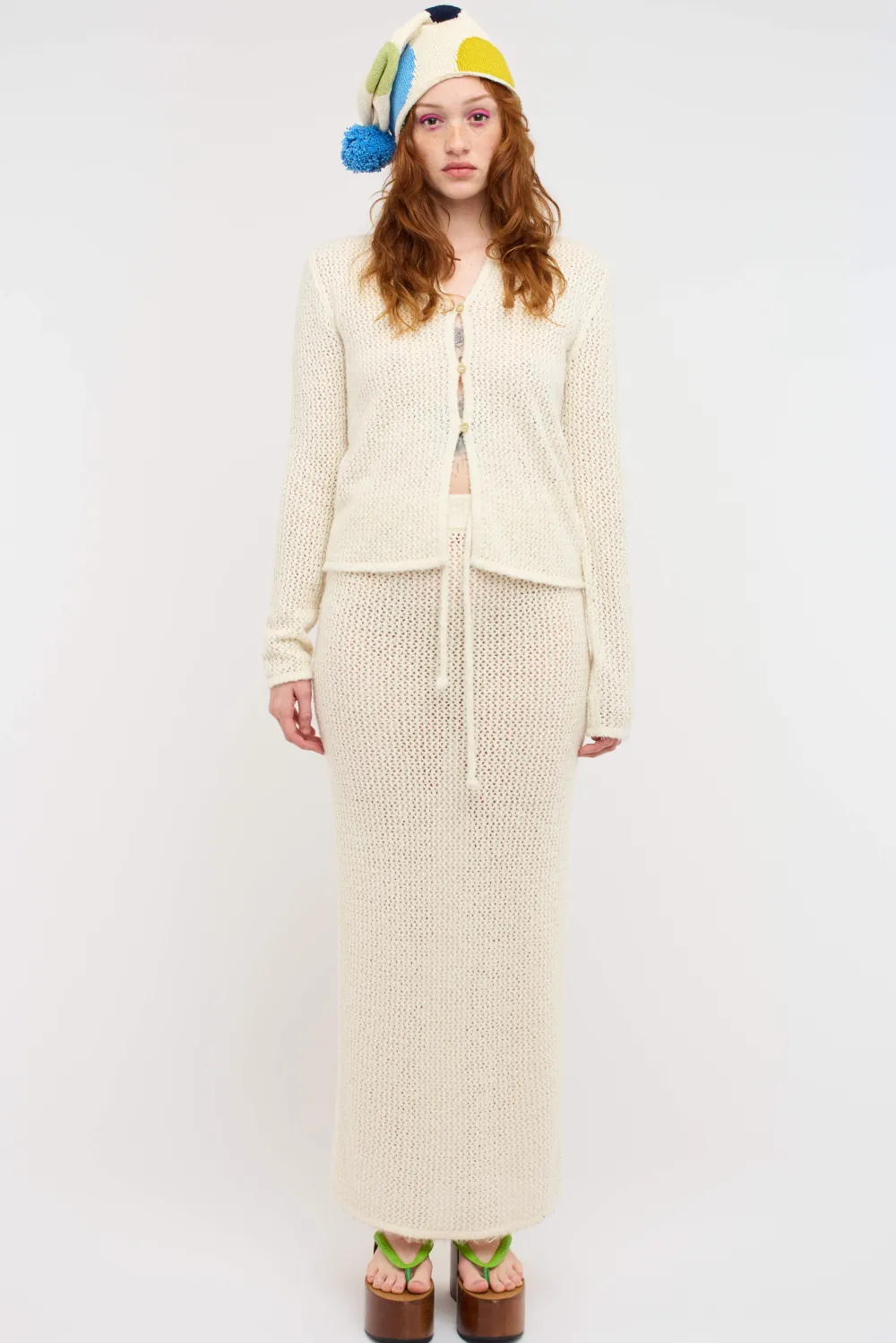 Women The Elder Statesman Selerino Net Women's Cardigan