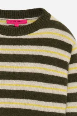 Women The Elder Statesman Sinful Stripe Women's Crew