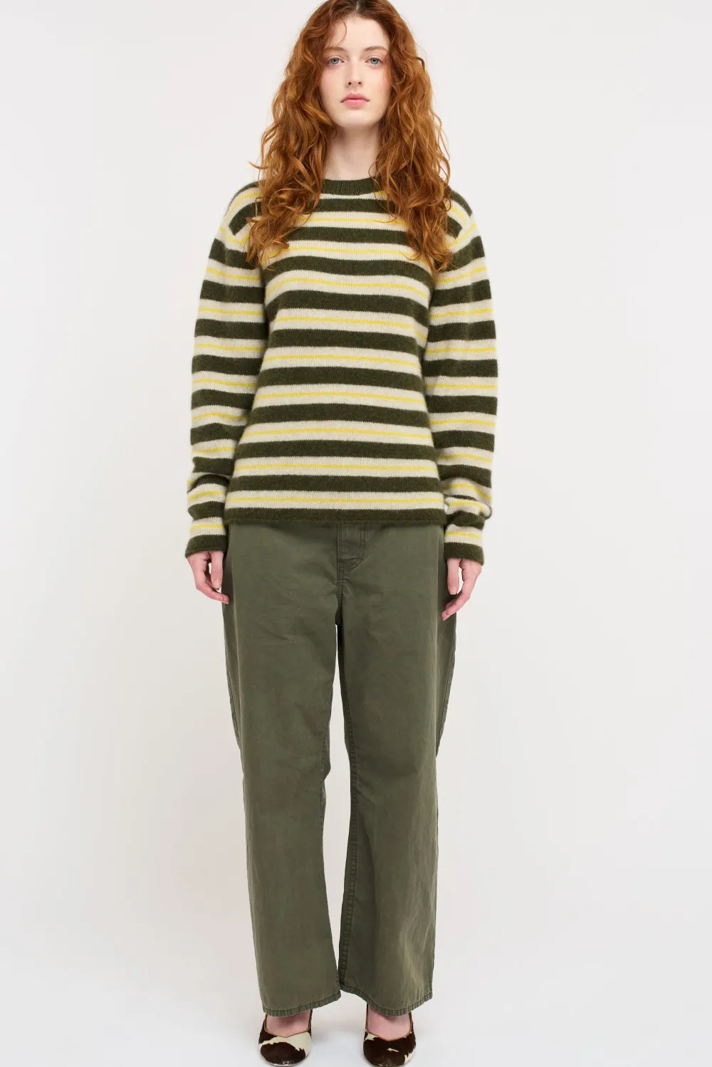 Women The Elder Statesman Sinful Stripe Women's Crew