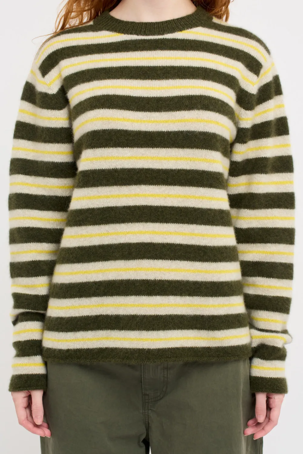 Women The Elder Statesman Sinful Stripe Women's Crew