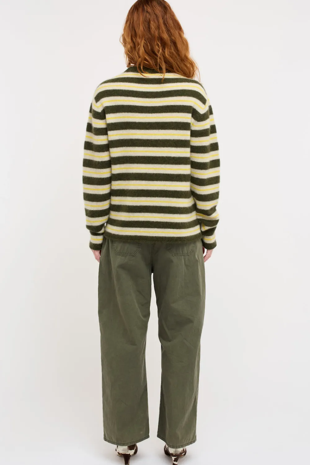 Women The Elder Statesman Sinful Stripe Women's Crew