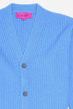 Women The Elder Statesman Spliced Rib Cardigan