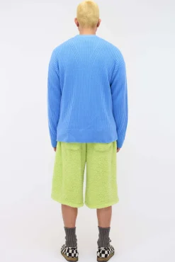 Women The Elder Statesman Spliced Rib Cardigan
