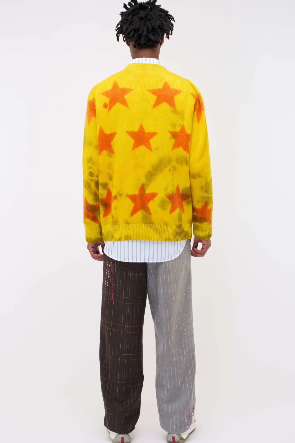 Women The Elder Statesman Star Sprayed Cardigan