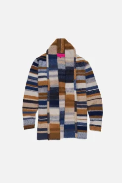Women The Elder Statesman Stripe Italy Smoking Jacket