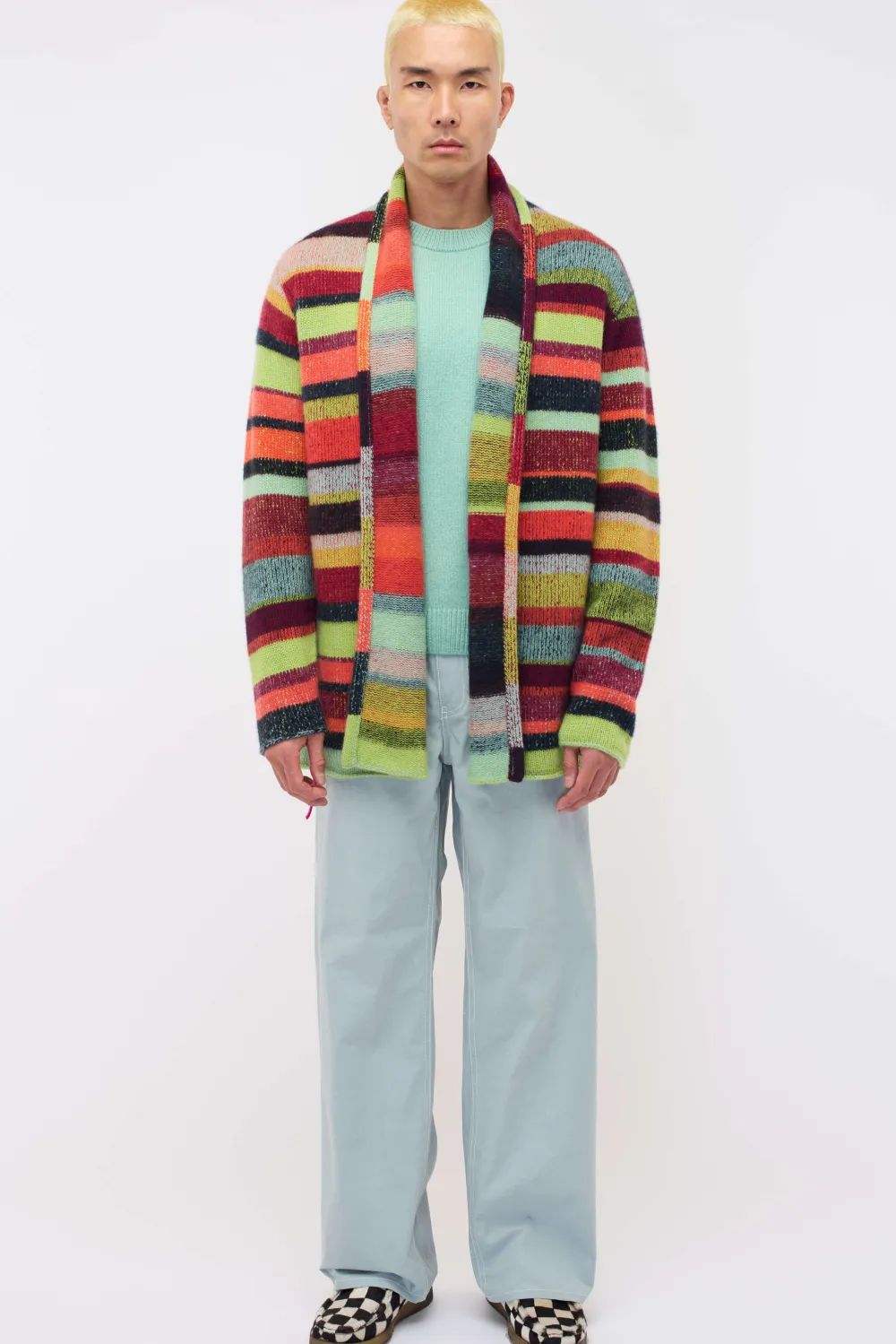 Women The Elder Statesman Stripe Italy Smoking Jacket
