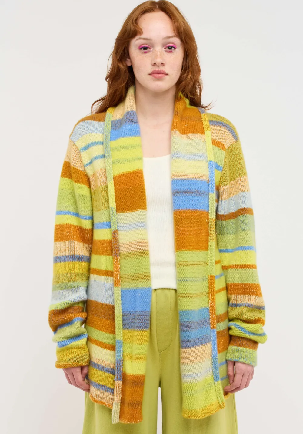 Women The Elder Statesman Stripe Italy Smoking Jacket