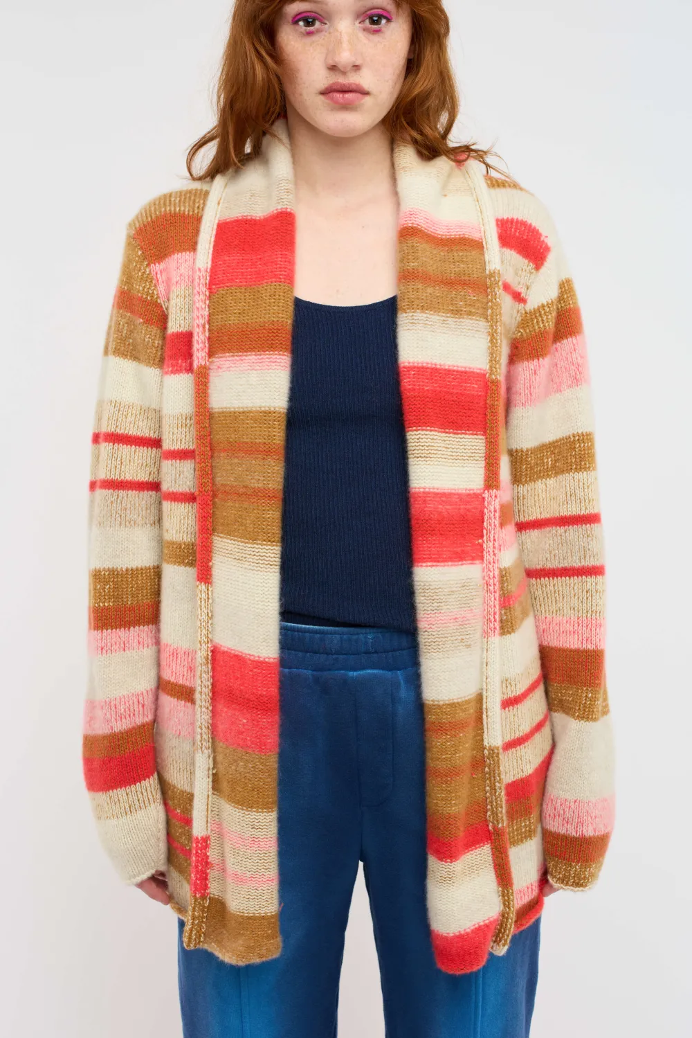 Women The Elder Statesman Stripe Italy Smoking Jacket