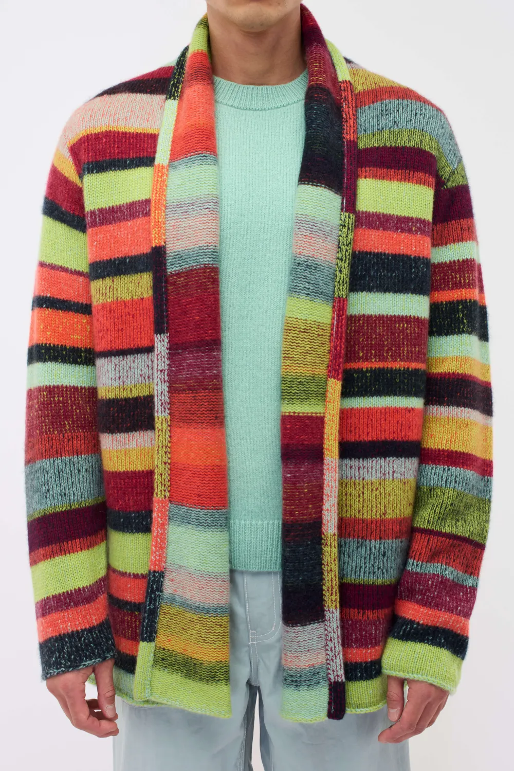Women The Elder Statesman Stripe Italy Smoking Jacket