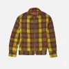 Women The Elder Statesman Sunshine Plaid Decon Jacket