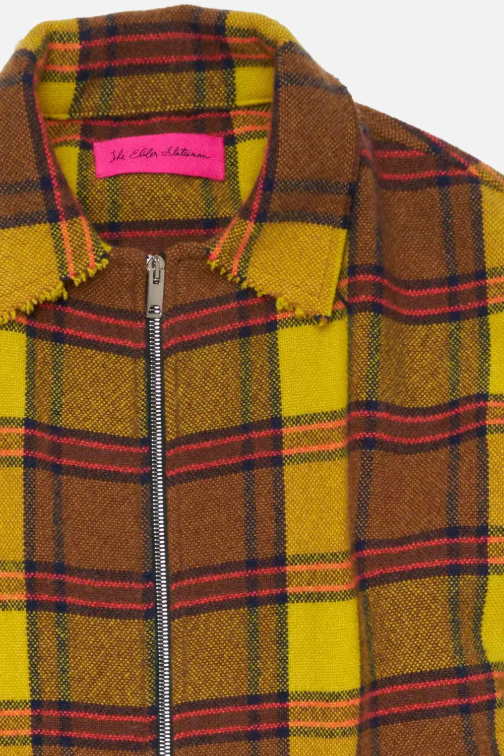 Women The Elder Statesman Sunshine Plaid Decon Jacket
