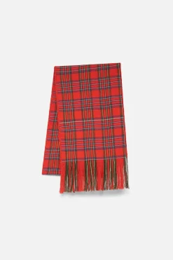 The Elder Statesman Tartan Scarf