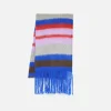The Elder Statesman Thistle Nightcap Stripe Scarf