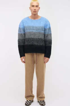 The Elder Statesman Thistle Ombre Crew