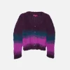 Women The Elder Statesman Thistle Ombre Women's Cardigan