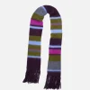 The Elder Statesman Thistle Stripe Giant Scarf