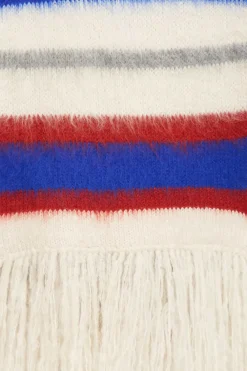The Elder Statesman Thistle Vineyard Stripe Scarf
