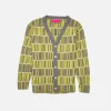 The Elder Statesman Variegated Plaid Cardigan