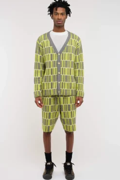 The Elder Statesman Variegated Plaid Cardigan