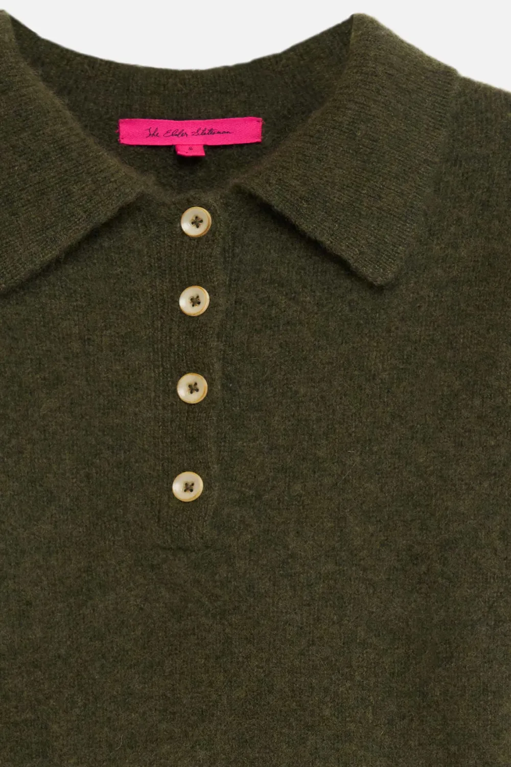 Women The Elder Statesman Women's Fitted Polo